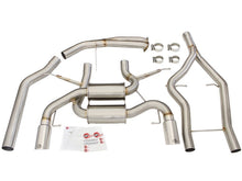 Load image into Gallery viewer, aFe MACHForce XP SS-304 Polish Tip 3.0in-2.5in Dia Cat Back Exhaust 11-13 BMW 335i (E90/E92) 3.0L - 49-36328-P
