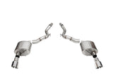 Corsa 2024-2025 Ford Mustang GT Sport Axle-Back Dual Rear Exit with 4.5in Polished Pro-Series Tips - 21272