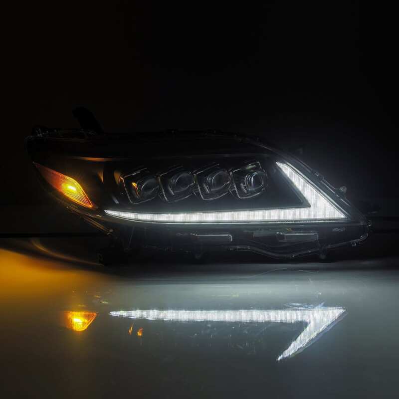 AlphaRex 2011+ Toyota Sienna NOVA LED Proj Headlights Plank Style Black w/Activ Light/Seq Signal/DRL - 880768