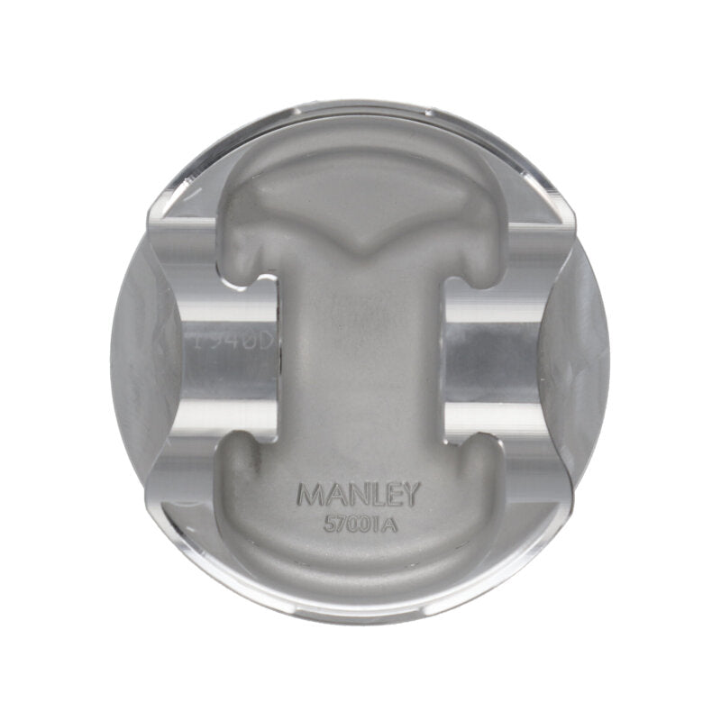 Manley Chevrolet Small Block Piston Set - 4.030in Bore 1.250in CH, -4.00 CC - 591630-8