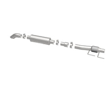 Load image into Gallery viewer, MagnaFlow Cat-Back, SS, 2.5/3in, Turn Down In Front Rear Tire 2015 Ford F150 2.7L V6T Ext Cab - 19056