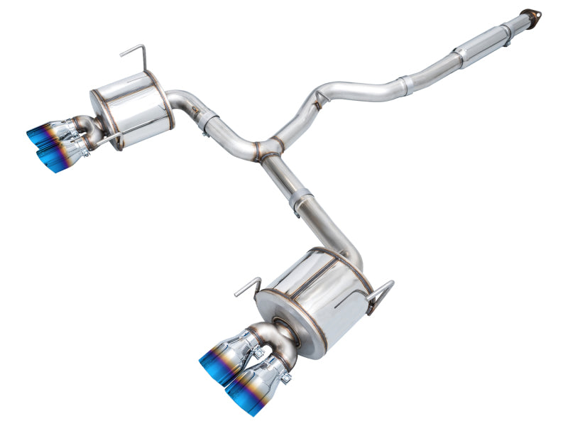 AWE Tuning 22-26 Subaru WRX Touring Edition Exhaust - Vapor Blue Tips - 3015-49979