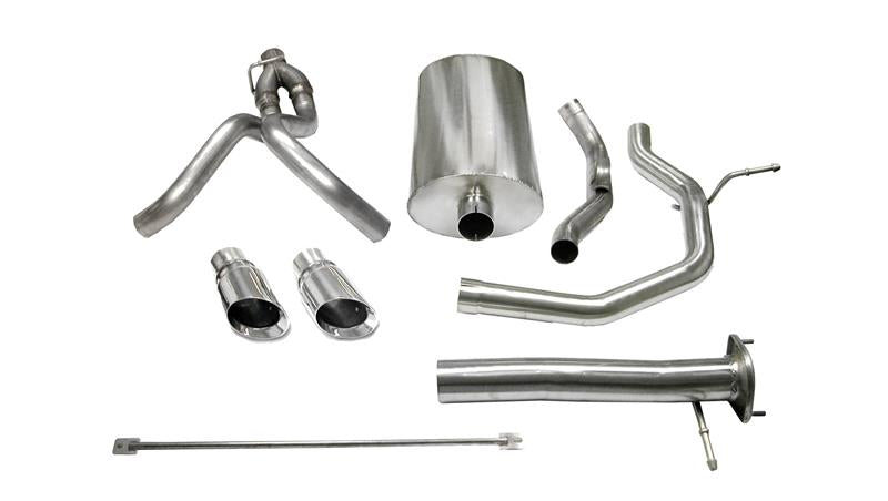 Corsa 2005-2006 Chevrolet SSR 5.3L V8 Polished Sport Cat-Back Exhaust - 14254