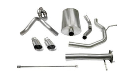 Corsa 2005-2006 Chevrolet SSR 5.3L V8 Polished Sport Cat-Back Exhaust - 14254