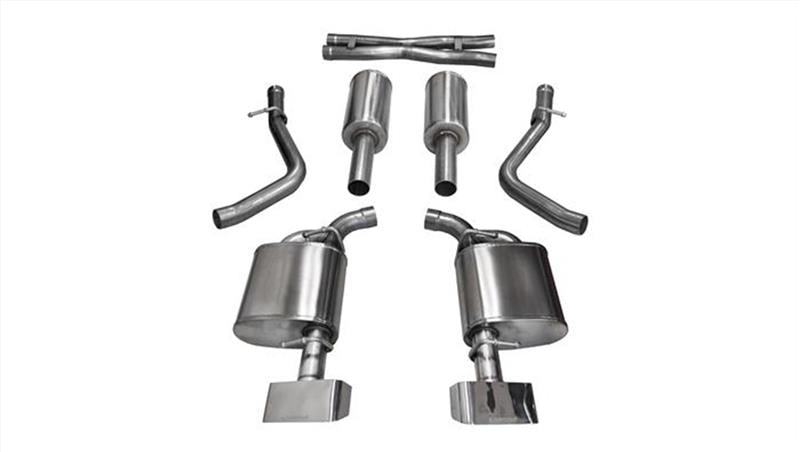 Corsa 2015-2016 Dodge Challenger 5.7L V8  Polished Xtreme Cat-Back - 14975