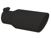 Load image into Gallery viewer, MBRP Universal Angled Rolled End Tip 4in OD / 2-3/4in Inlet / 10in Length - Black - T5157BLK
