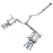 Load image into Gallery viewer, AWE Tuning Subaru STI VA / WRX GV / STI GV Sedan Touring Edition Exhaust - Chrome Silver Tip (102mm) - 3015-42104