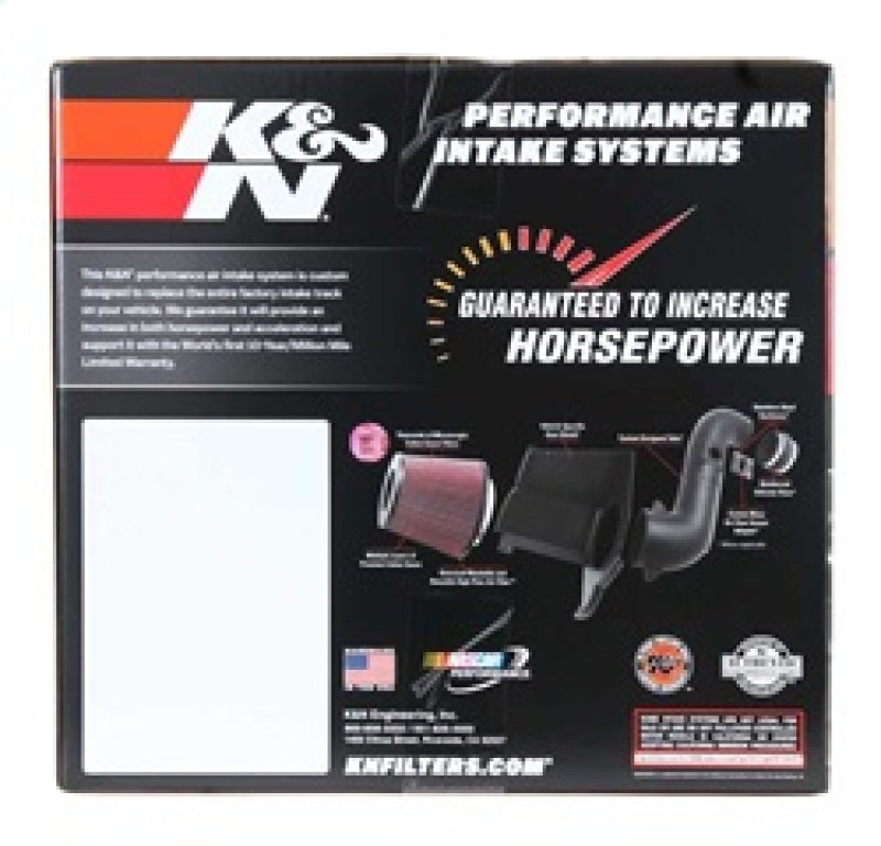 K&N 14-16 Kia Forte Coup L4-1.6L F/I Silver Typhoon Short Ram Intake - 69-5316TS
