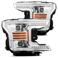Load image into Gallery viewer, AlphaRex 18-19 Ford F-150 PRO-Series Projector Headlights Plank Style Chrm w/Activ Light/Seq Signal - 880187