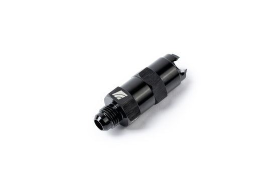 AMS Performance 5/16 Quick Connect to -6AN Inline Fuel Pulsation Damper - AMS.00.07.0002-3