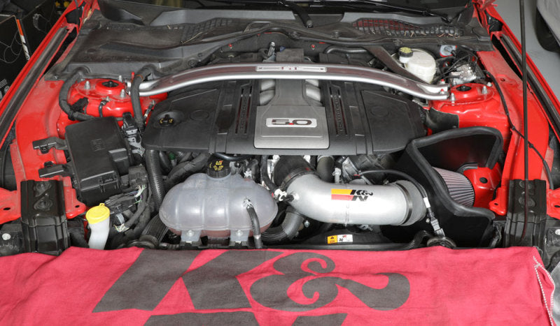 K&N 2018 Ford Mustang GT V8 5.0L F/I Typhoon Air Intake - 69-3540TP