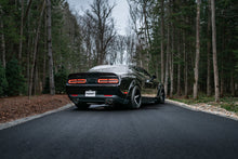 Load image into Gallery viewer, MBRP 17-Up Dodge Challenger 5.7L/6.2L/6.4L Carbon Fiber Quad Tip T304 Catback Exhaust - S71133CF