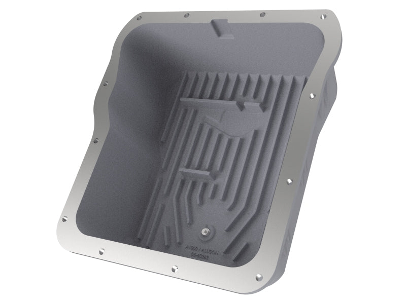 aFe Transmission Pan Cover (Raw); GM Diesel Trucks 01-14 V8-6.6L (td) - 46-70070