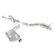 Load image into Gallery viewer, Stainless Works 2018 Jeep TrackHawk 6.2L 3in Catback System X-Pipe Turbo S-Tube Muffler Stock Exit - JEEP1862CB-S