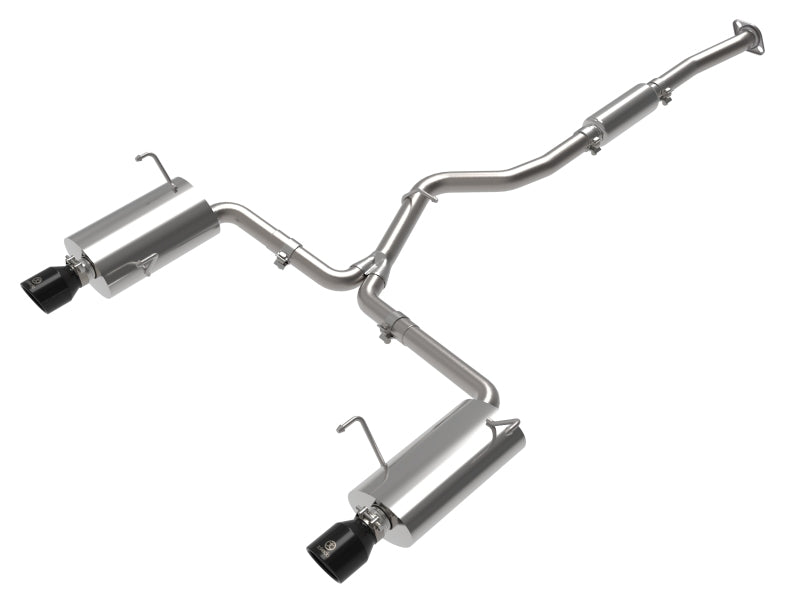 aFe Subaru Forester XT 14-18 H4-2.5L (t) Takeda 2-1/2in to 2-1/4in 304 SS Cat-Back- Black Tip - 49-36804-B