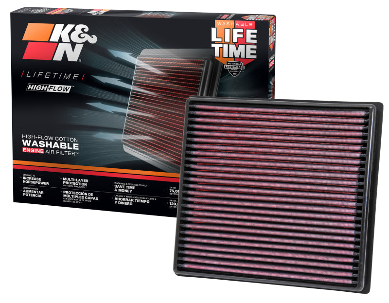 K&N 12 Isuzu D-Max 2.5L L4 DSL Replacement Air Filter - 33-3002