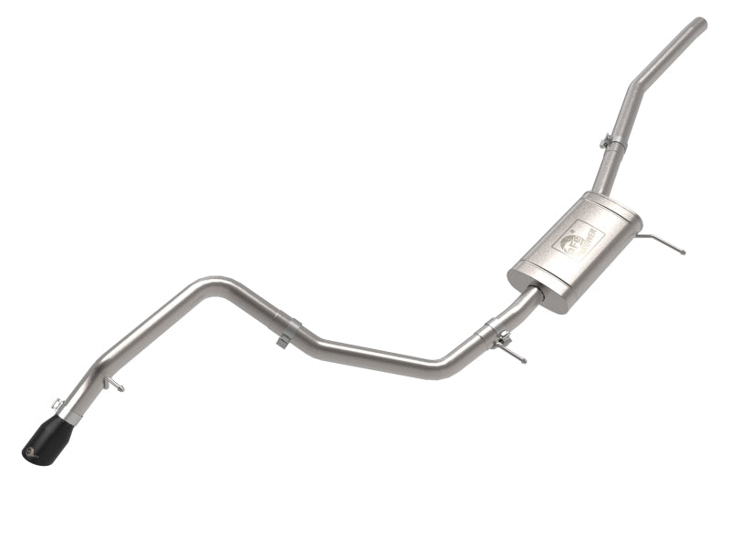 aFe 22-23 Ford Maverick EcoBoost L4 2.0L(t) Vulcan Series 2-1/2in 304 SS Cat-Back w/ Black Tip - 49-33145-B