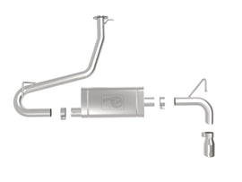aFe Takeda 2.5in 304 SS Axle-Back Exhaust w/Polished Tips 18-22 Hyundai Kona L4-1.6L (t) AWD - 49-37017-P
