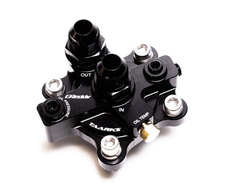 GReddy RB26 OIL BLOCK ADAPTER BOLT-ON GPP X TAARKS - 12428110
