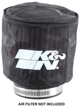 Load image into Gallery viewer, K&amp;N Black Drycharger Round Straight Air Filter Wrap 4.5in ID x 4in H - RB-0900DK