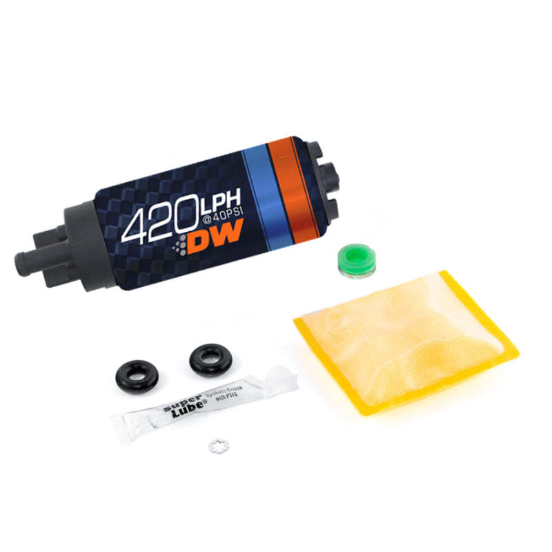 DeatschWerks DW420 Series 420lph In-Tank Fuel Pump w/ Install Kit For Eclipse (Turbo AWD) 95-98 - 9-421-0847