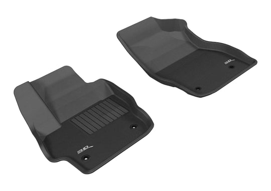 3D MAXpider 2010-2013 Mazda Mazda3 Kagu 1st Row Floormat - Black - L1MZ01311509