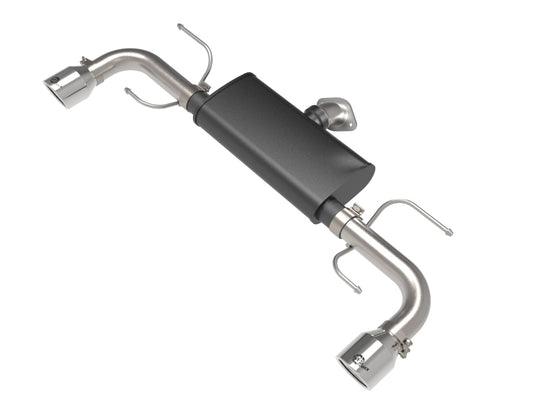 aFe Takeda 17-21 Mazda CX-5 2.5L (t) 2.5in. SS Axle-Back Exhaust System w/Polished Tips - 49-37021-P