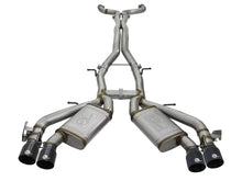 Load image into Gallery viewer, aFe MACHForce XP 3in 304 SS Cat-Back Dual Exhaust w/ Black Tips 16-17 Chevy Camaro SS V8-6.2L - 49-34069-B