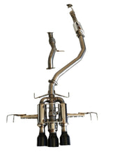 Load image into Gallery viewer, Invidia 22+ HONDA CIVIC TYPE-R FL5 R400 SINGLE LAYER BLACK TIP CAT-BACK (NON POLISH PIPE) - HS22CTRFGM3SBL