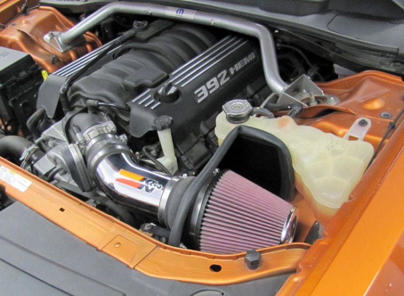 K&N Performance Intake Kit TYPHOON; 11 Dodge Challenger 6.4L V8 - 69-2545TP