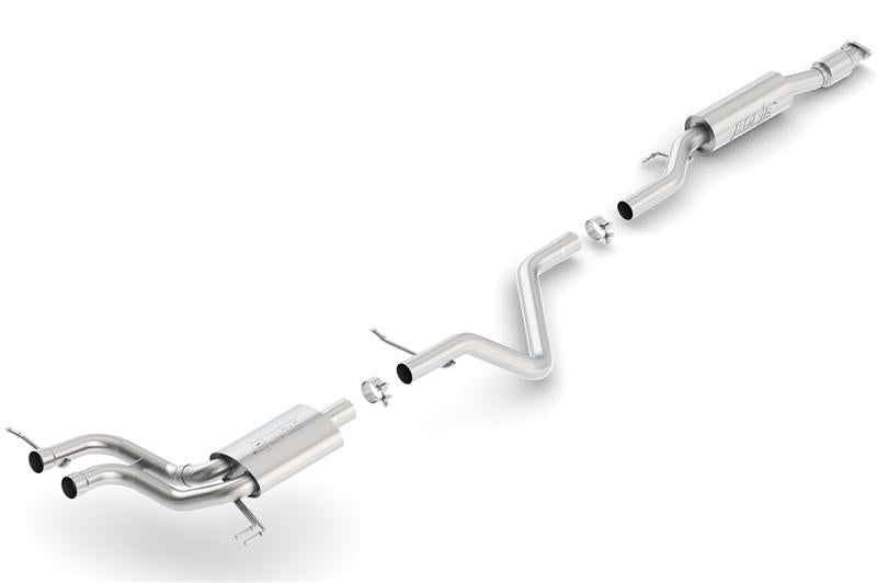 Borla 13-15 Hyundai Veloster Turbo 1.6L AT/MT FWD 2dr Dual Center Rear Exit Cat-Back Exhaust - 140506