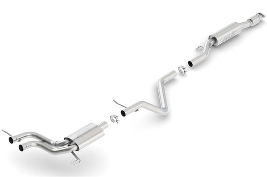 Borla 13-15 Hyundai Veloster Turbo 1.6L AT/MT FWD 2dr Dual Center Rear Exit Cat-Back Exhaust - 140506