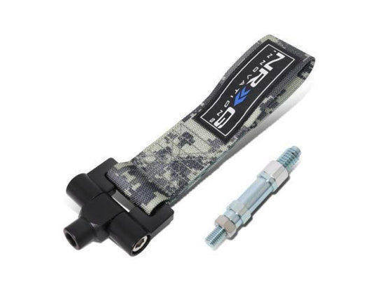 NRG Bolt-In Tow Strap Digital Camo- Hyundai Genesis (5000lb. Limit) - TOW-160CM2