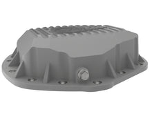Load image into Gallery viewer, aFe Street Series Rear Differential Cover Raw w/ Machined Fins 01-18 GM Diesel Trucks V8-6.6L (td) - 46-71060A