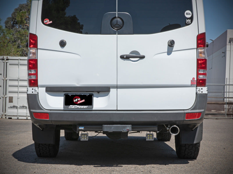aFe Vulcan Series 3in 304SS DPF-Back Exhaust w/ Polished Tip 14-18 Mercedes-Benz Sprinter 2500 - 49-36502-P