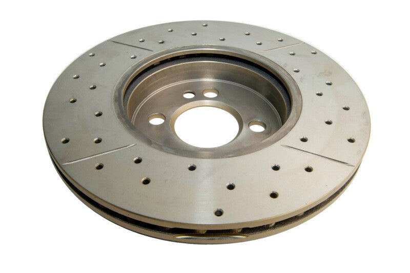 DBA 07-16 Mini Cooper S Front Drilled & Slotted Street Series Rotor - DBA2524X