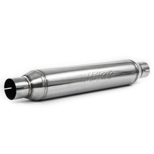 Load image into Gallery viewer, MBRP Universal Resonator 2.5in inlet/outlet 22in body 26in overall T304 - R1016