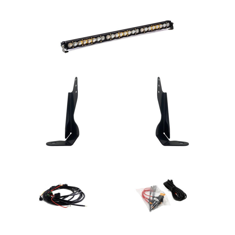 Baja Designs 2020+ GMC 2500/3500 30in Grille LED Light Bar Kit S8 Driving Combo - 447850