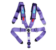 Load image into Gallery viewer, NRG SFI 16.1 5Pt 3 Inch Seat Belt Harness with Pads / Cam Lock - Purple - SBH-B6PCPP