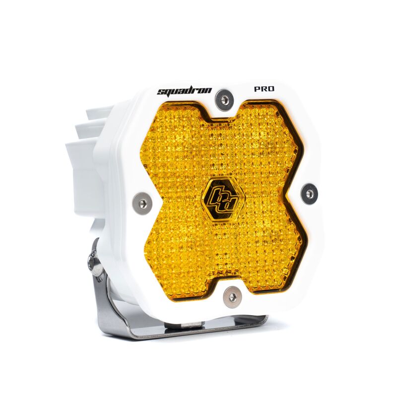Baja Designs Squadron 2.0 Pro LED Work/Scene - Baja Amber w/White Housing - 490016WT2