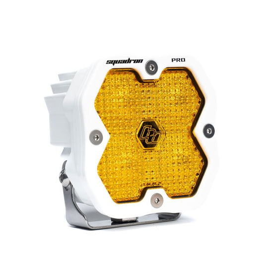 Baja Designs Squadron 2.0 Pro LED Work/Scene - Baja Amber w/White Housing - 490016WT2