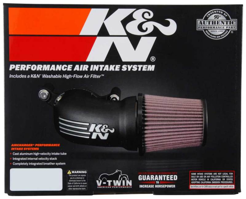 K&N 01-17 Harley-Davidson Softail / Dyna FI Performance Air Intake System - 57-1137