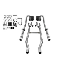 Load image into Gallery viewer, Flowmaster 55-57 Chevrolet 2.5in. American Thunder SS Crossmember-Back Exhaust System - 817174
