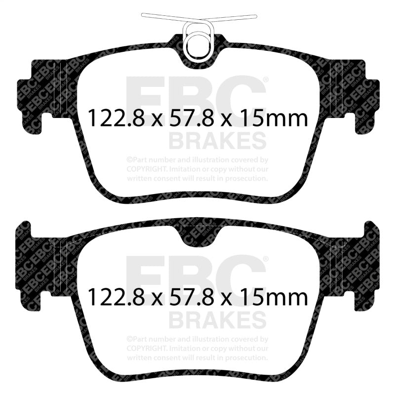 EBC 2022+ Volkswagen GTI/Golf R 2.0T (MK8) Bluestuff Rear Brake Pads - DP52438NDX