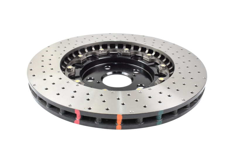 DBA 2021+ Toyota GR Yaris 5000 Series Drilled Front Brake Rotor - DBA53922BLKXD