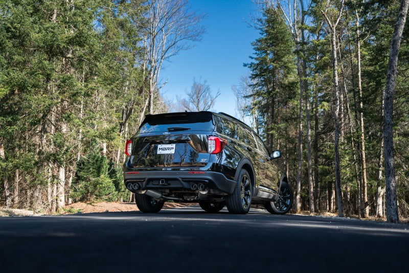MBRP 20-21 Ford Explorer ST 3.0L Ecoboost SS 2.5in Dual Rear Exit w/ Quad Tips - AL - S5205AL