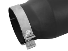 Load image into Gallery viewer, aFe POWER MACH Force-Xp 5in 304 Stainless Steel Exhaust Tip 5In x 7Out x15Lin Bolt-On Right-Blk - 49t50702-b15