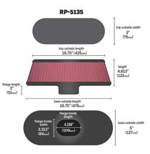 Load image into Gallery viewer, K&amp;N Air Filter with Carbon Fiber Top and Base - RP-5135
