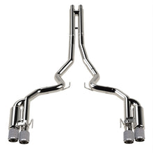 Load image into Gallery viewer, Kooks 18-24 Ford Mustang GT 5.0 3in. Valved Shotgun Cat-Back Exhaust - Carbon Tips - 11514520