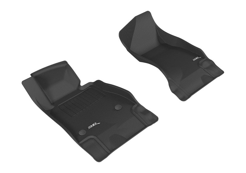 3D MAXpider 2016-2020 Chevrolet Camaro Kagu 1st Row Floormat - Black - L1CH06911509